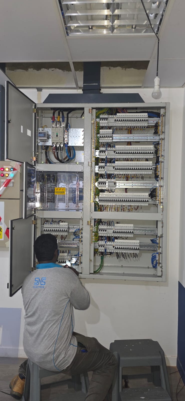 Fabrication, Modification of Power and Control panel - Image 6